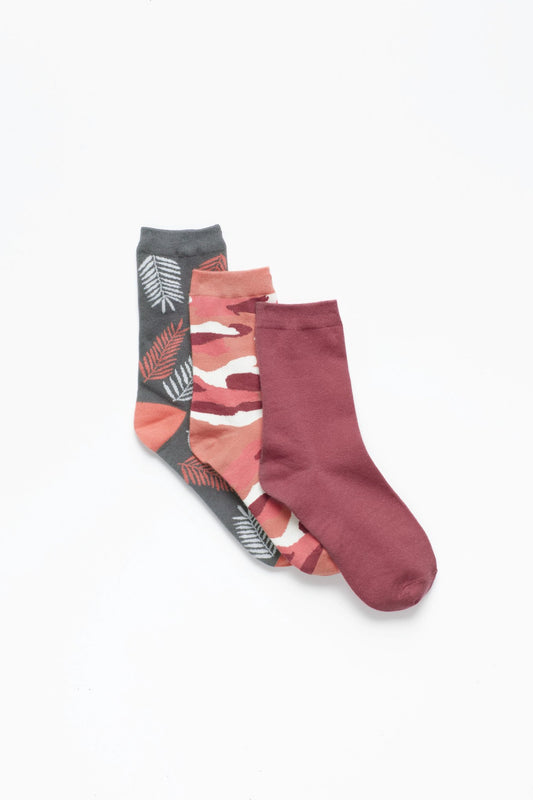 Sloane Socks 3-Pack Negro