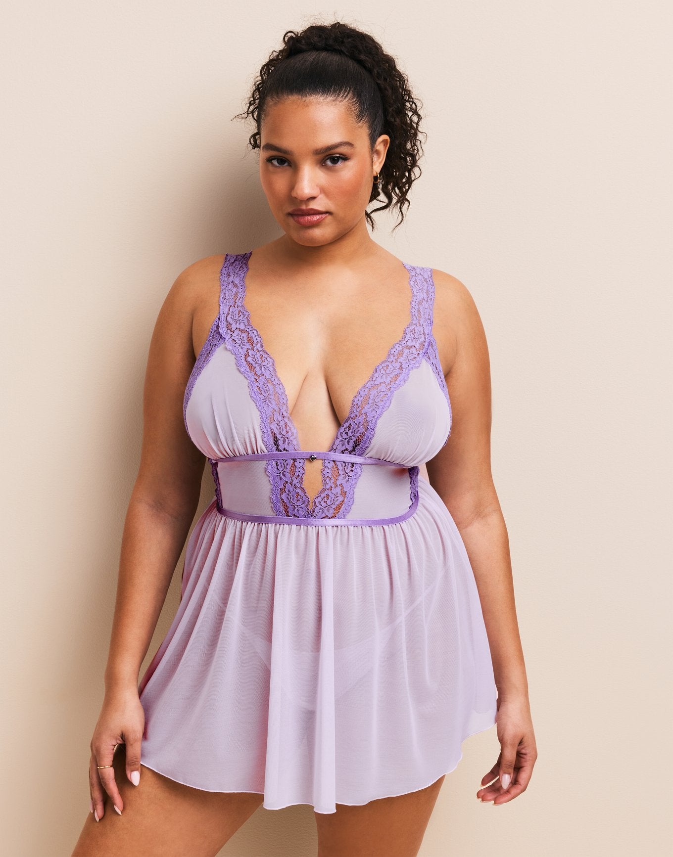 Adalee Sin Relleno Plus Morado