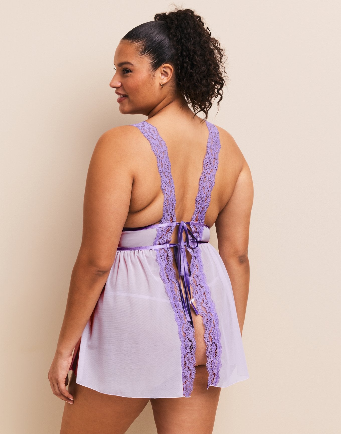 Adalee Sin Relleno Plus Morado
